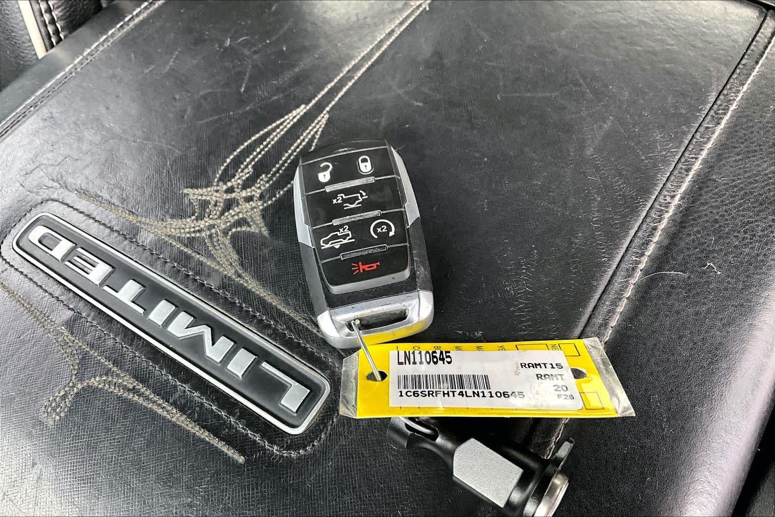 Used 2020 Bright White Clearcoat Ram Limited image 15