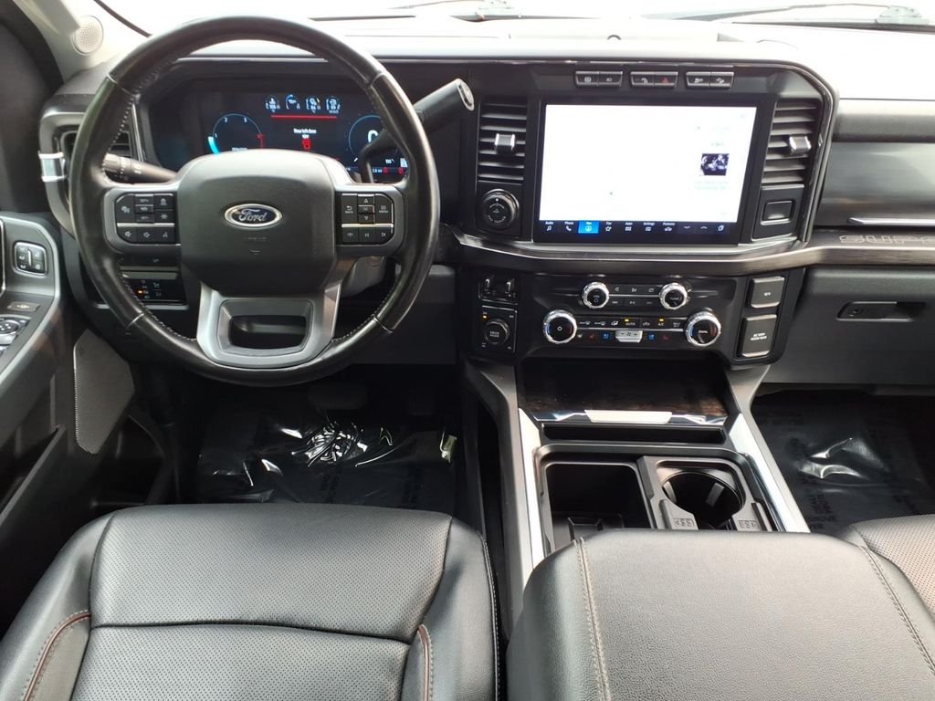 Certified Used 2023 White Metallic Ford Lariat image 20