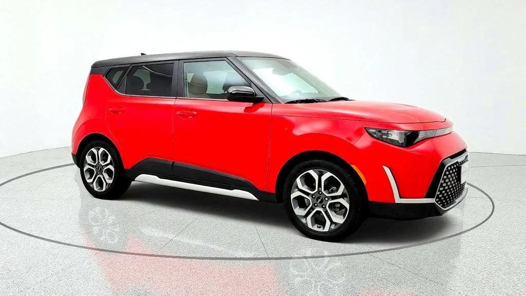 Used 2025 Inferno Red/Black Roof Kia EX FWD Soulmate Special Edition w/ harman/kardon & 18