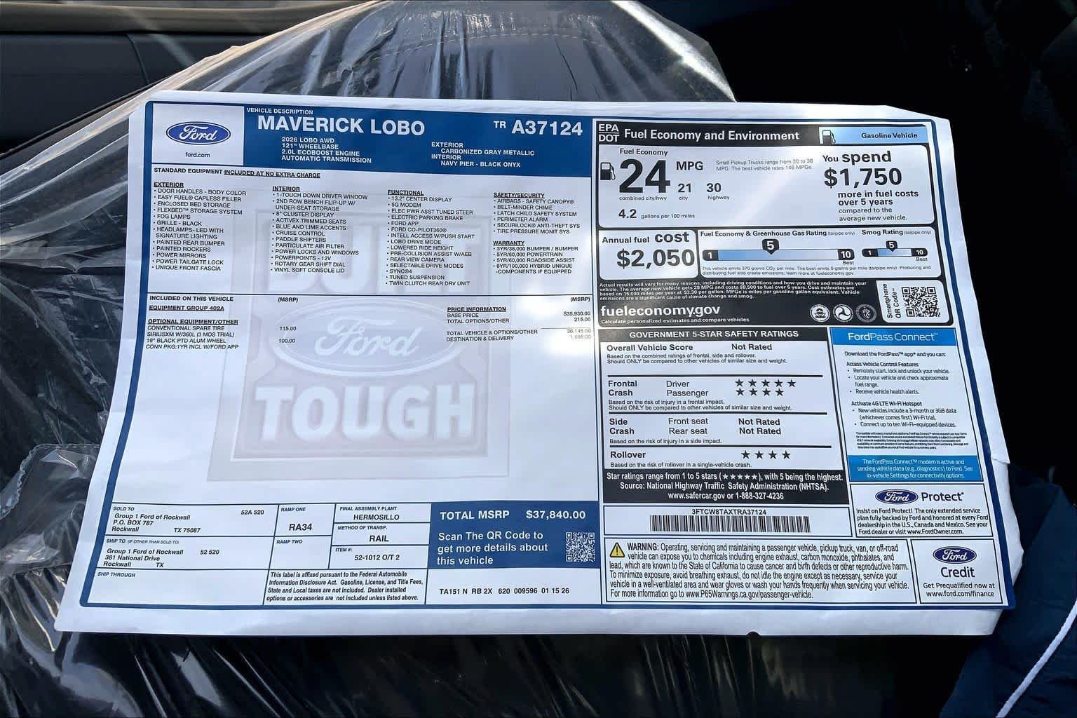 New 2026 Carbonized Gray Metallic Ford Lobo™ image 19