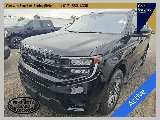 Certified Used 2025 Agate Black Metallic Ford Active image 1