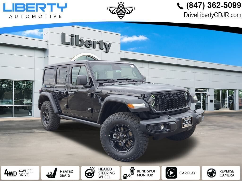 New 2026 Black Clearcoat Jeep Willys image 1