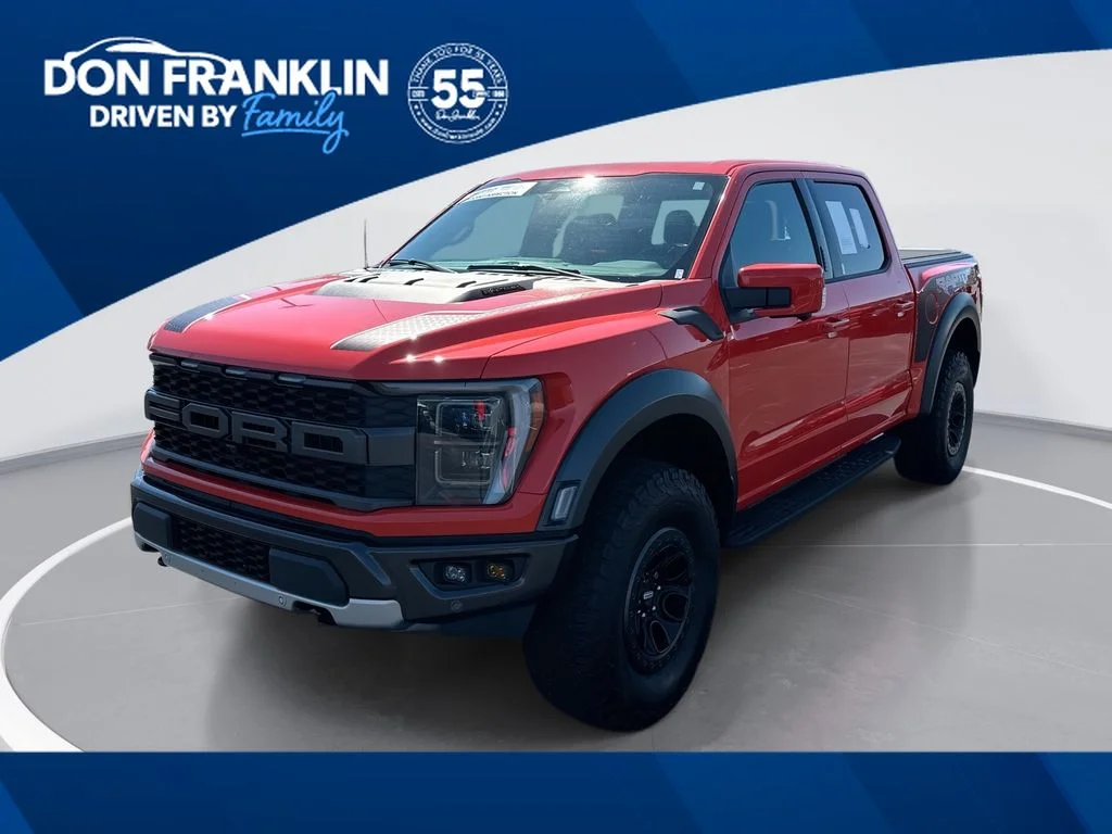 Used 2023 Orange Ford Raptor image 1