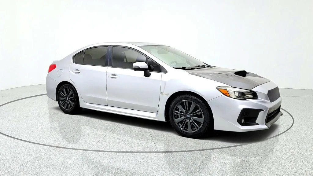 Used 2018 Ice Silver Metallic Subaru Limited 6-Speed w/ Navigation, Harman/Kardon & STI Shifter image 3