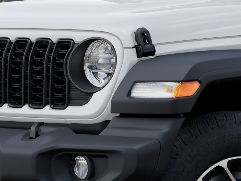 New 2026 Bright White Clear-Coat Exterior Paint Jeep Sport S image 19