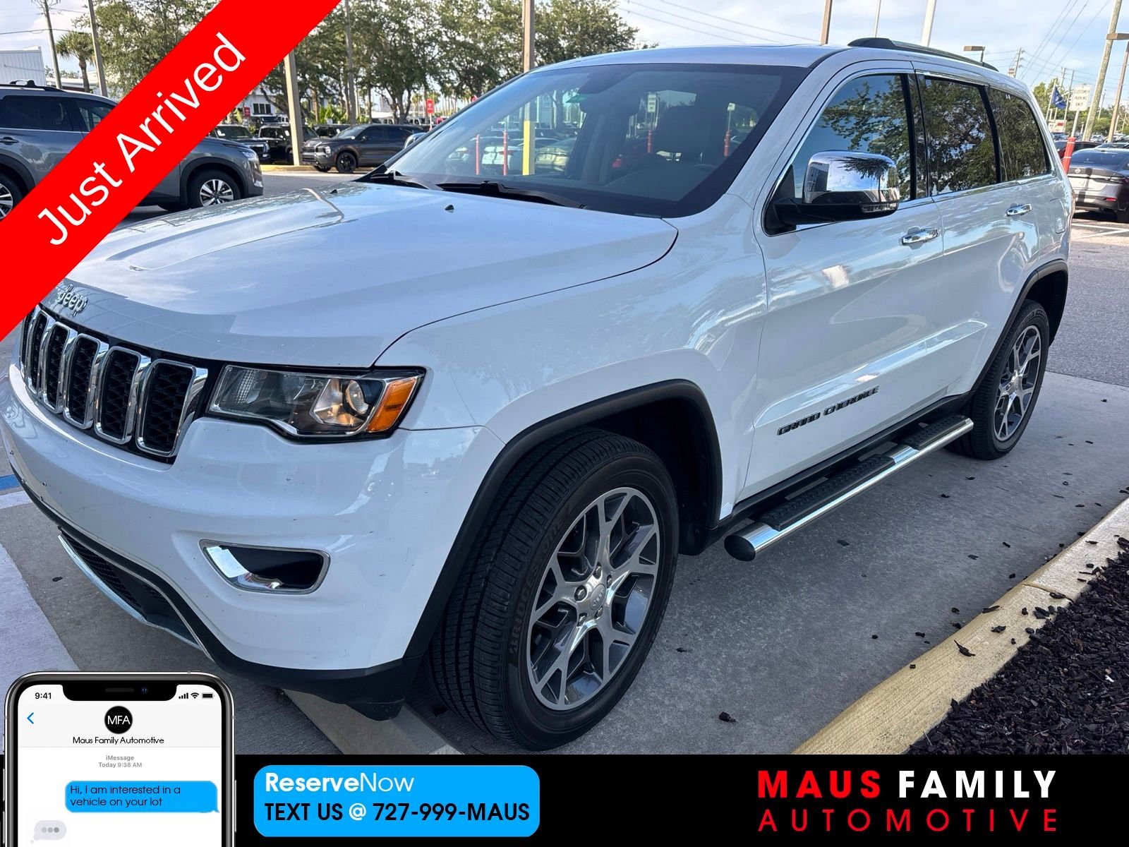 Used 2019 White Jeep Limited image 1