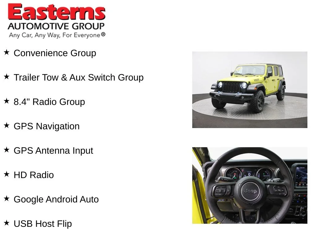 Used 2023 Yellow Jeep Willys 4xe image 11