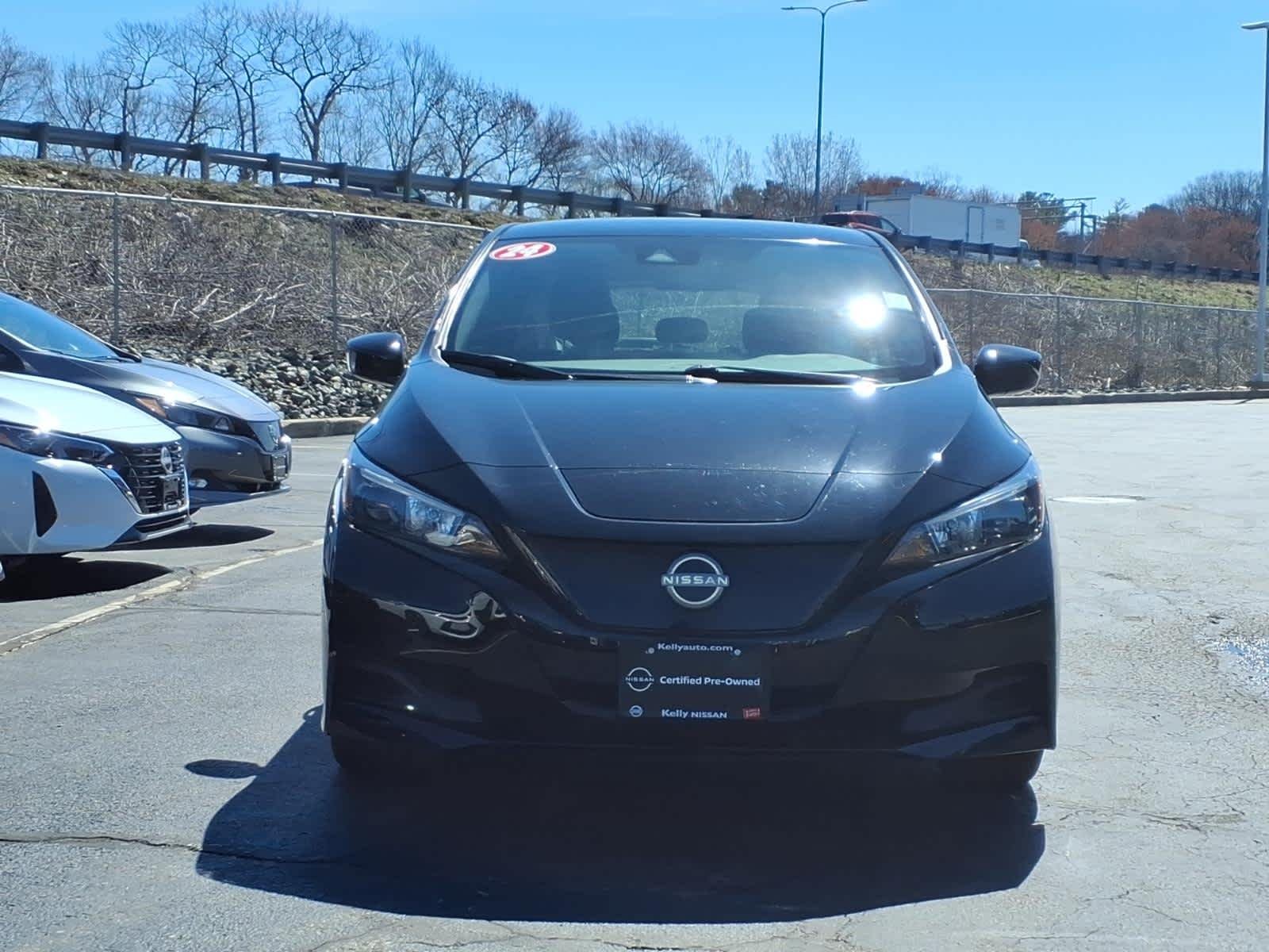 Certified 2024 Nissan LEAF S with VIN 1N4AZ1BV9RC555927 for sale in Woburn, MA