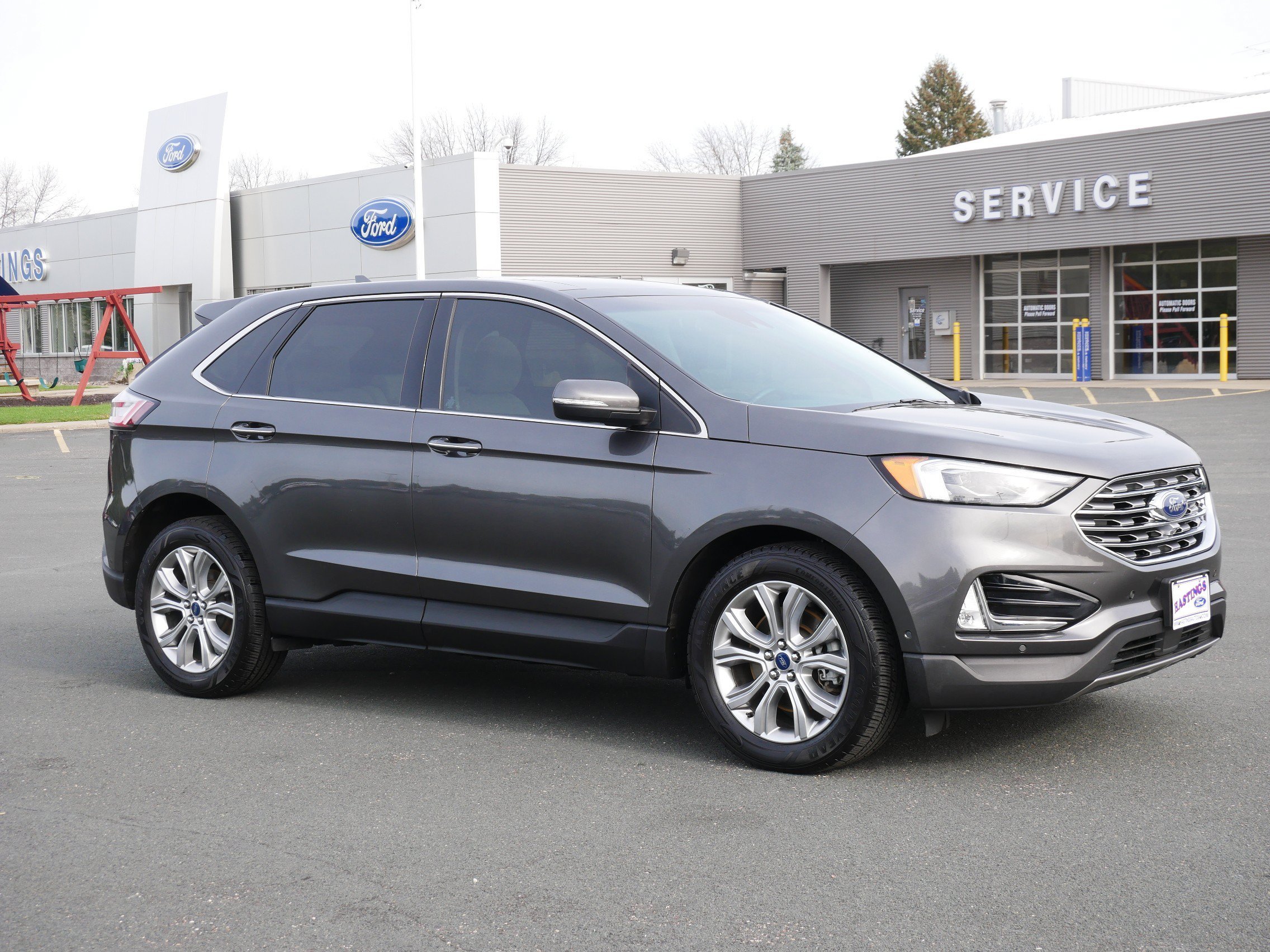 Certified Used 2019 Stone Gray Metallic Ford Titanium image 7