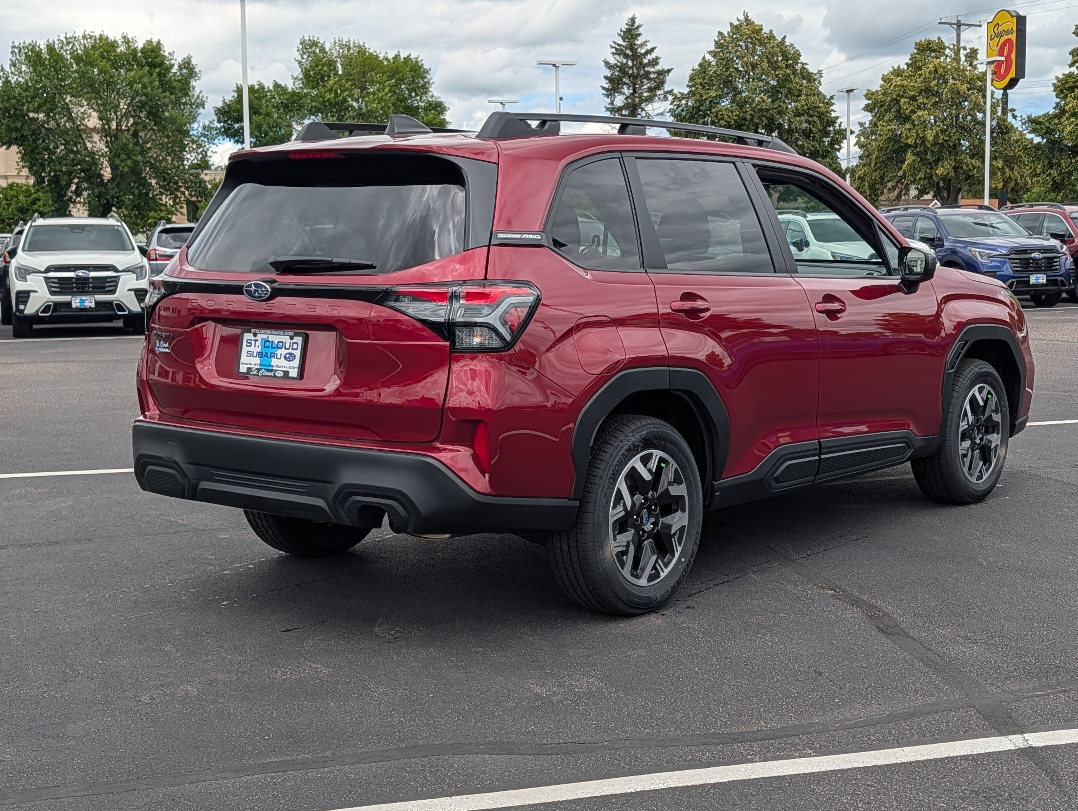 New 2026 CRIMSON RED PEARL Subaru Premium image 4