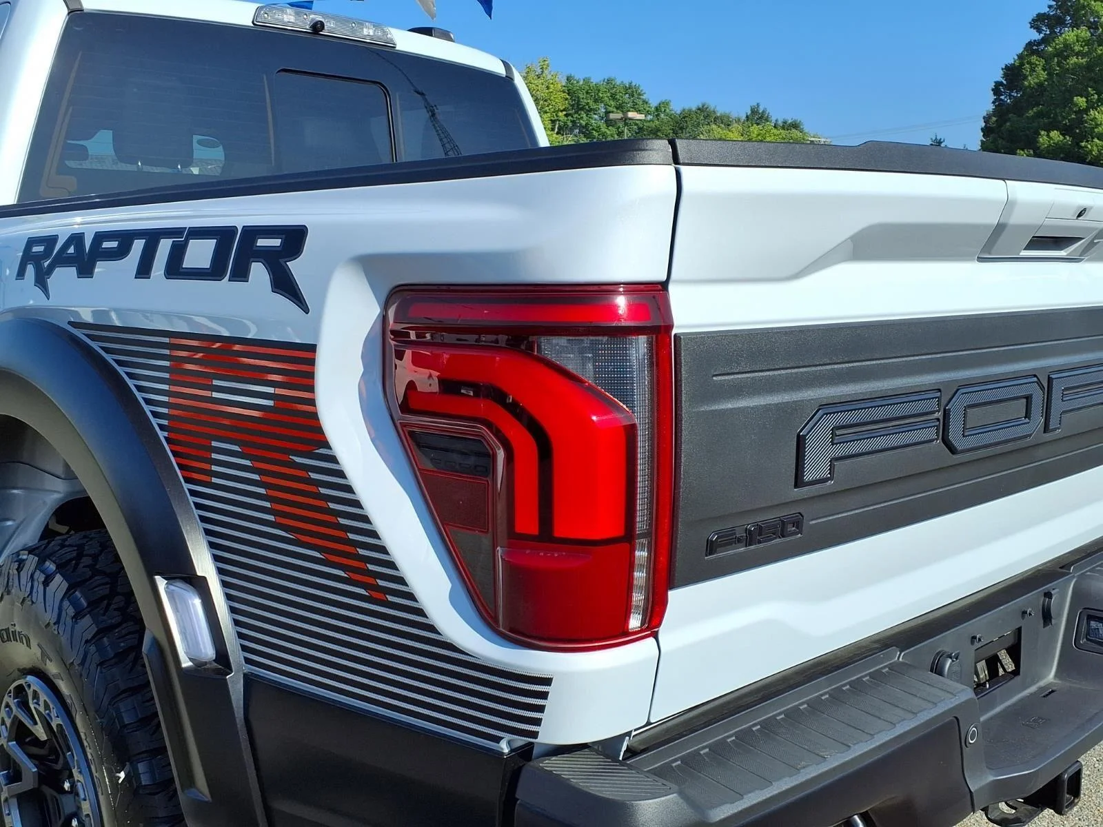 Used 2025 Space White Metallic Ford Raptor image 18