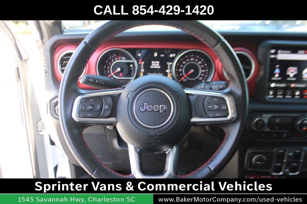 Used 2021 White Jeep Unlimited Rubicon image 2