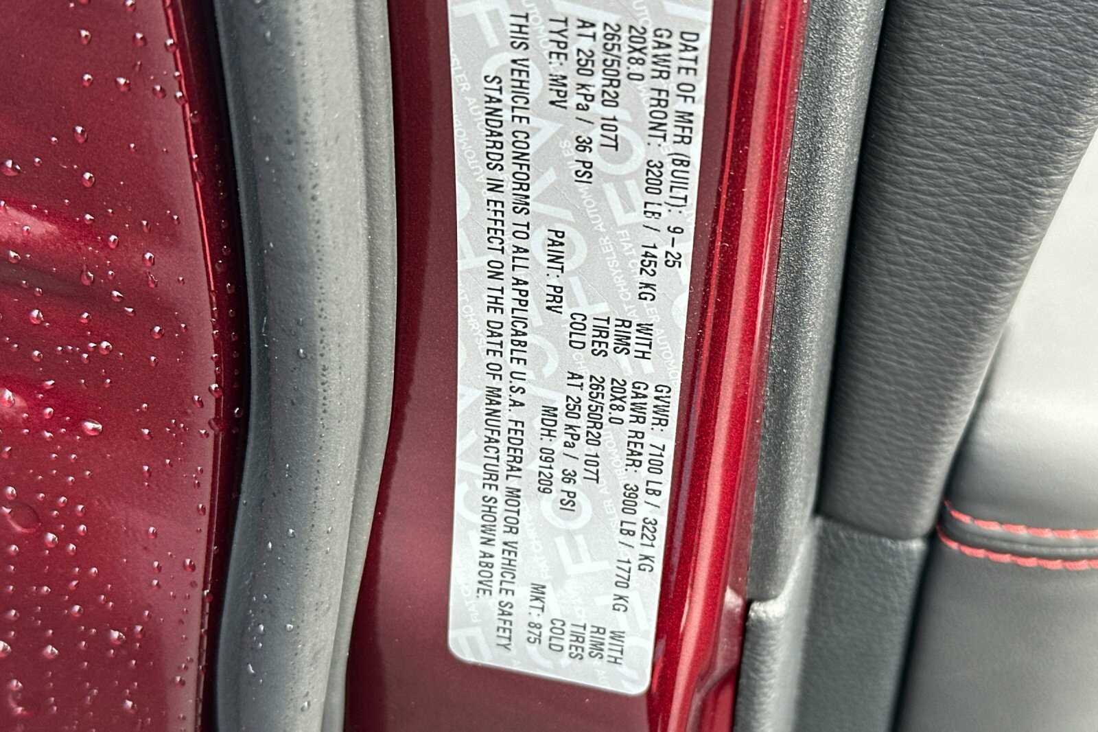 New 2026 Octane Red Pearl-Coat Exterior Paint Dodge GT PLUS image 29