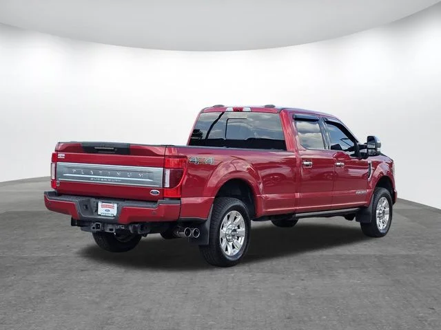 Certified Used 2021 Red Metallic Ford Platinum image 4