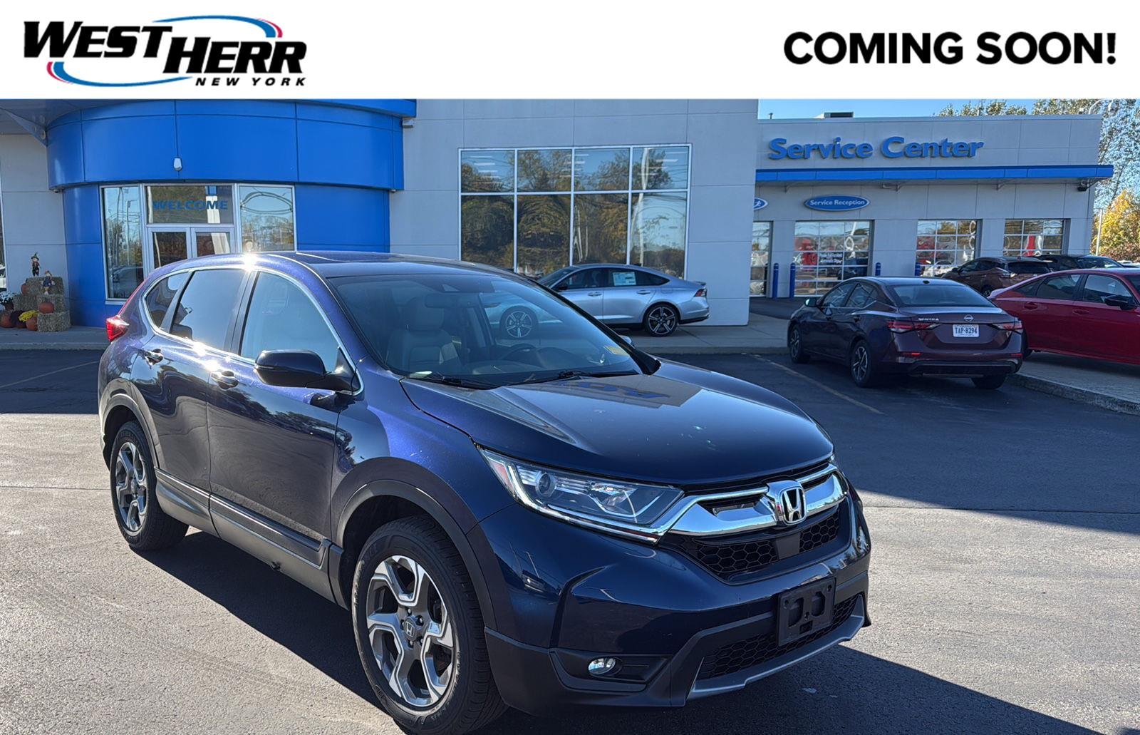 Used 2019 Obsidian Blue Pearl Honda EX-L image 1