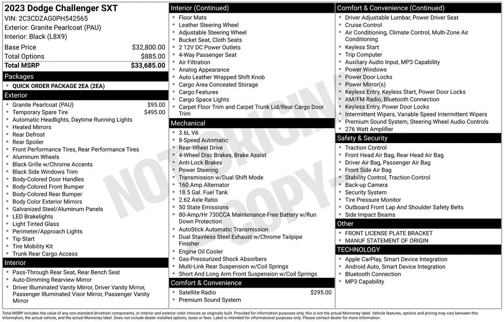 Used 2023 Gray Dodge SXT image 17