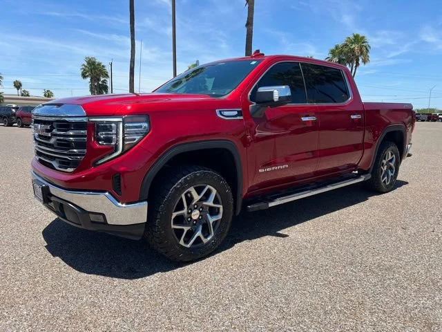 Used 2023 Volcanic Red Tintcoat GMC SLT image 3