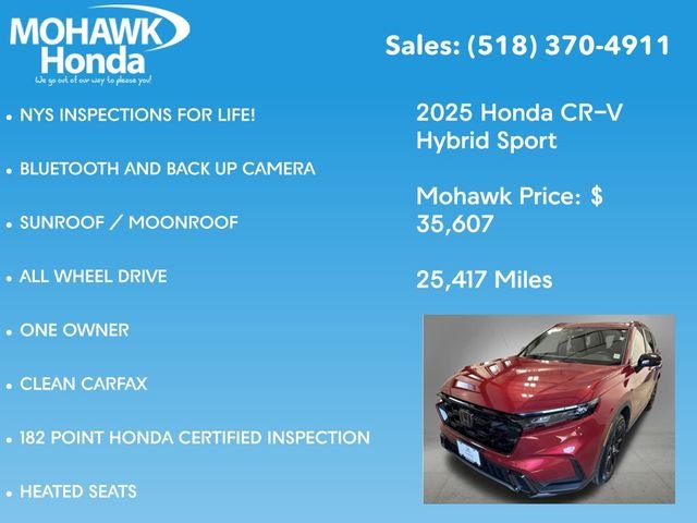 Certified Used 2025 Radiant Red Metallic Honda Sport image 8