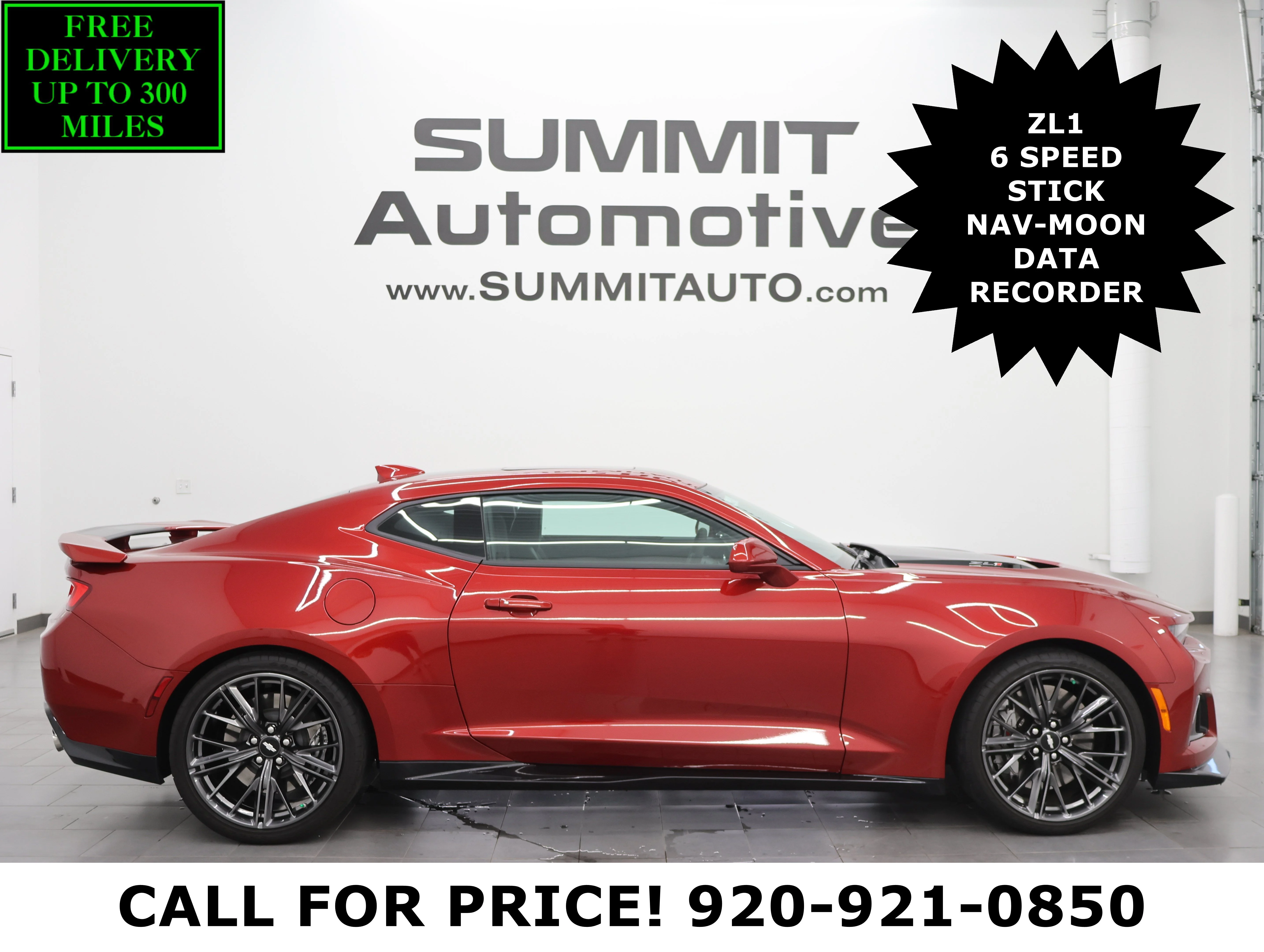 Used 2017 Garnet Red Tintcoat Chevrolet ZL1 image 1