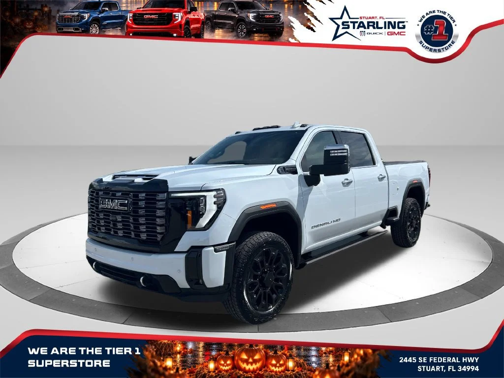 New 2026 Glacier White Tricoat GMC Denali Ultimate image 1