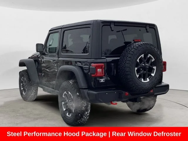 New 2026 Black Clearcoat Jeep 2-DOOR RUBICON image 3