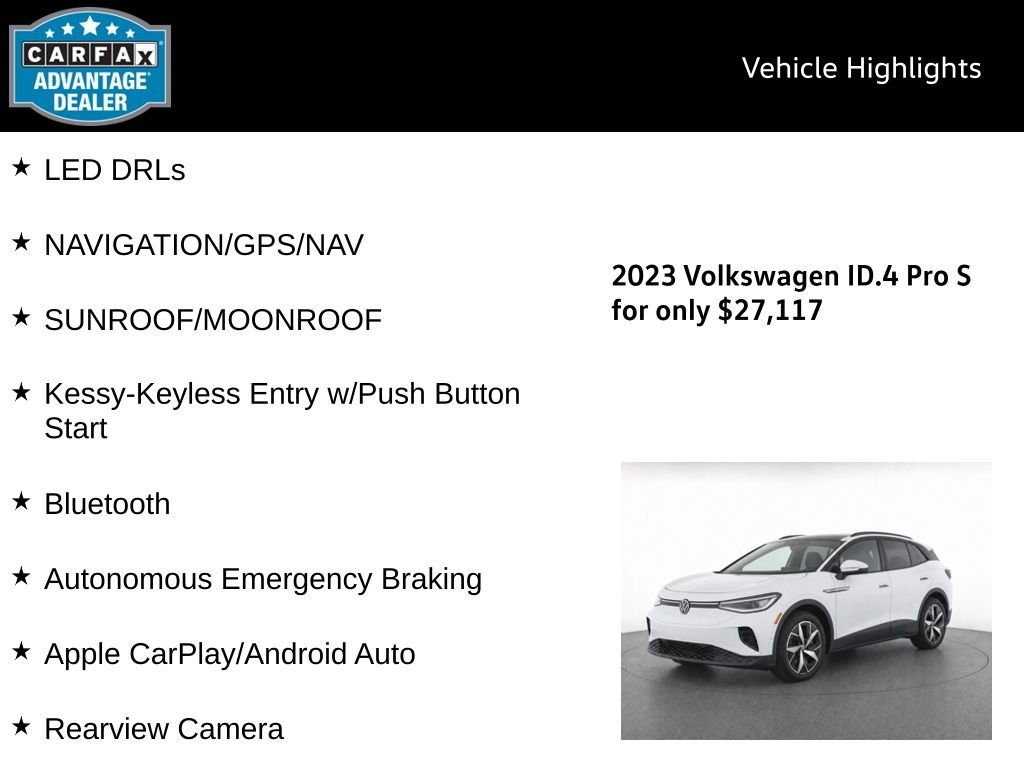 Certified Used 2023 Opal White Pearl Volkswagen Pro S image 5