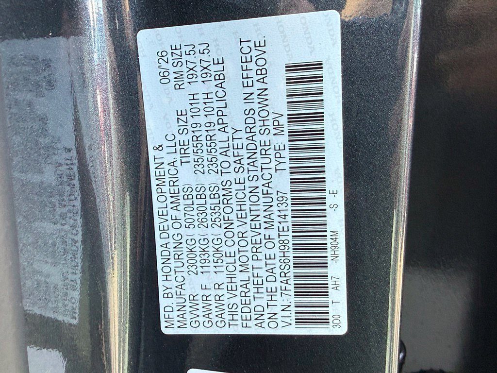 Certified Used 2026 Meteorite Gray Metallic Honda AWD Sport Touring Hybrid image 26