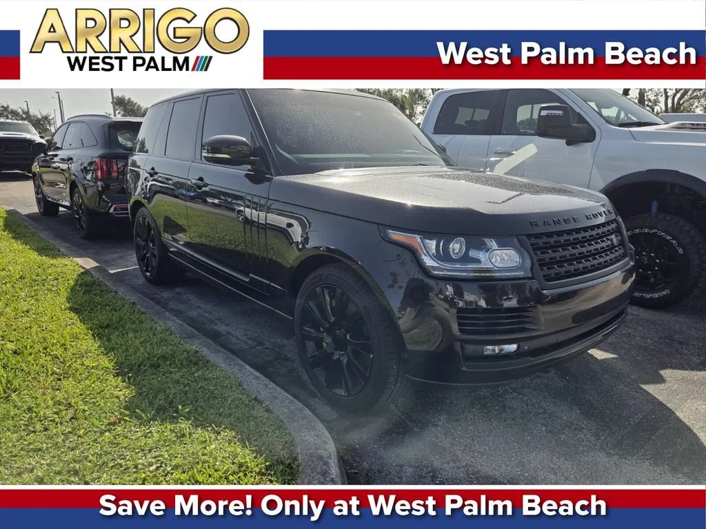 Used 2015 Santorini Black Metallic Land Rover Supercharged image 1