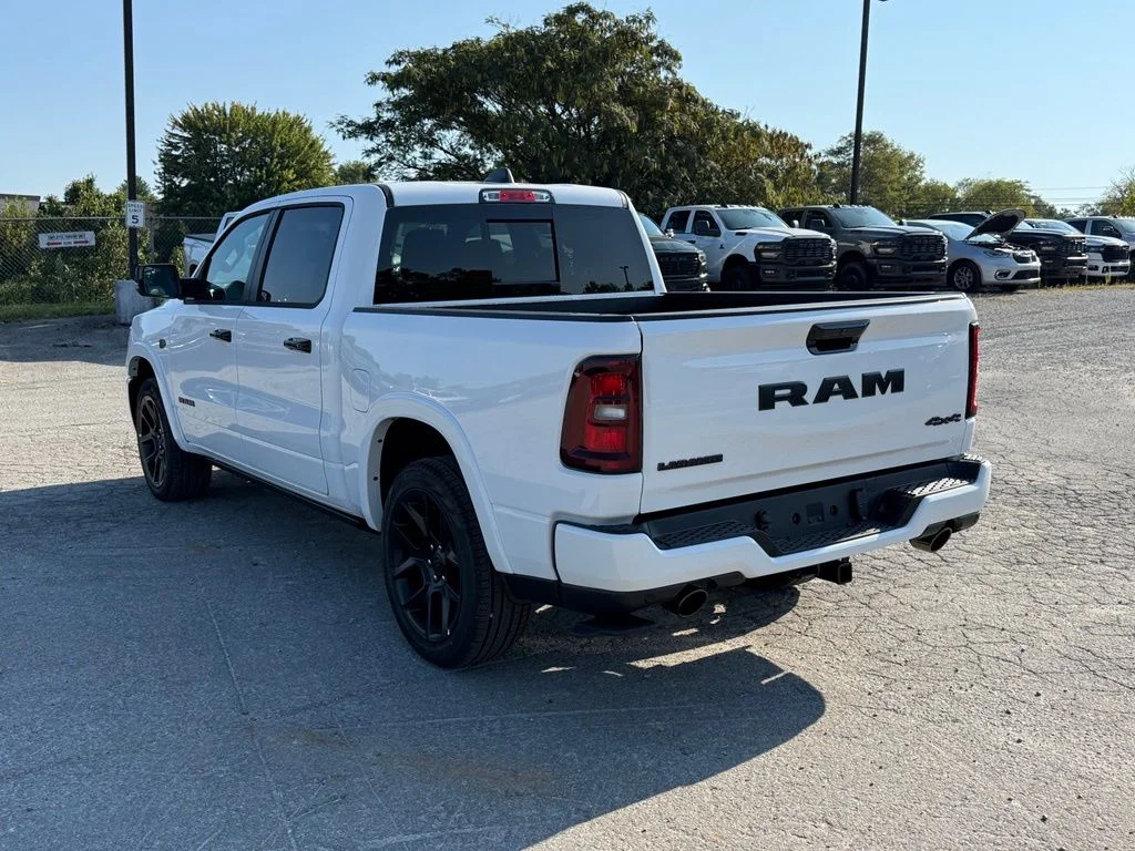 New 2027 Bright White Clear-Coat Exterior Paint RAM Laramie image 9