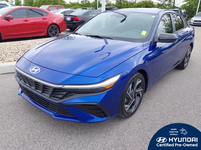 Certified Used 2025 Intense Blue Hyundai SEL Sport image 1