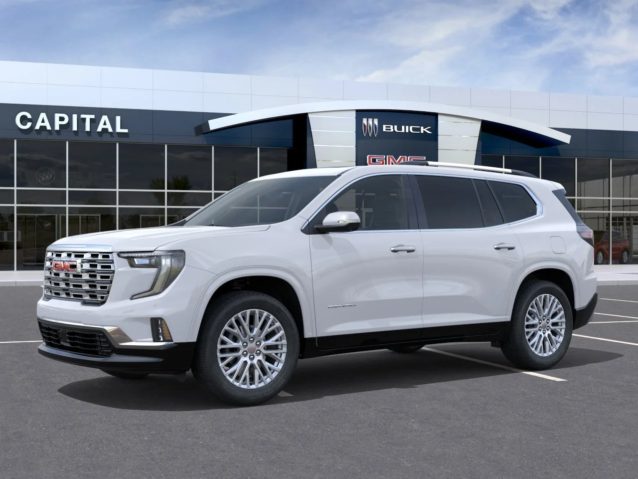 New 2026 Glacier White Tricoat GMC Denali AWD image 3