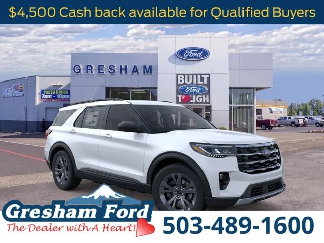 New 2026 Star White Metallic Tri-Coat Ford Active image 7