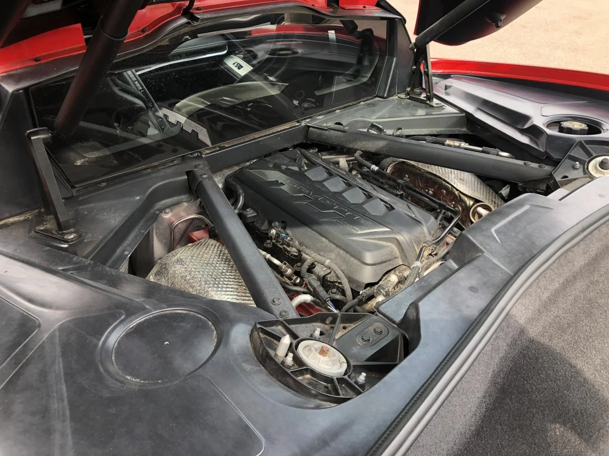 Used 2020 Red Chevrolet 2dr Stingray Cpe w/1LT image 8