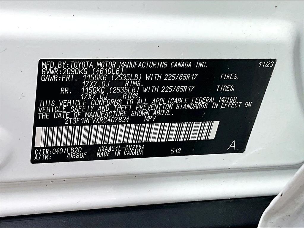 Used 2024 White Toyota LE image 36