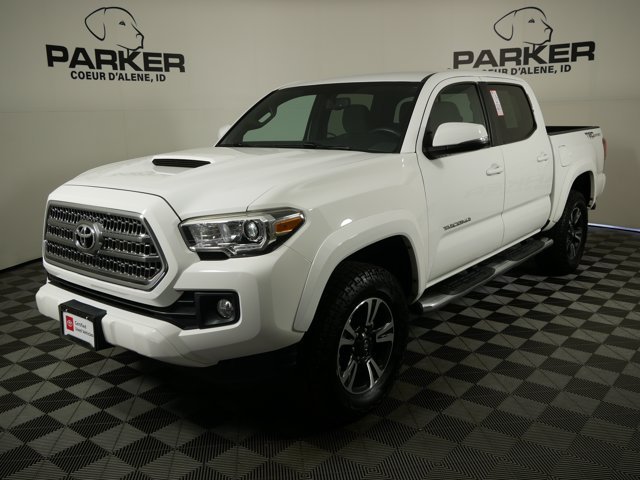Certified Used 2017 Super White Toyota Double Cab TRD Sport 2WD image 1