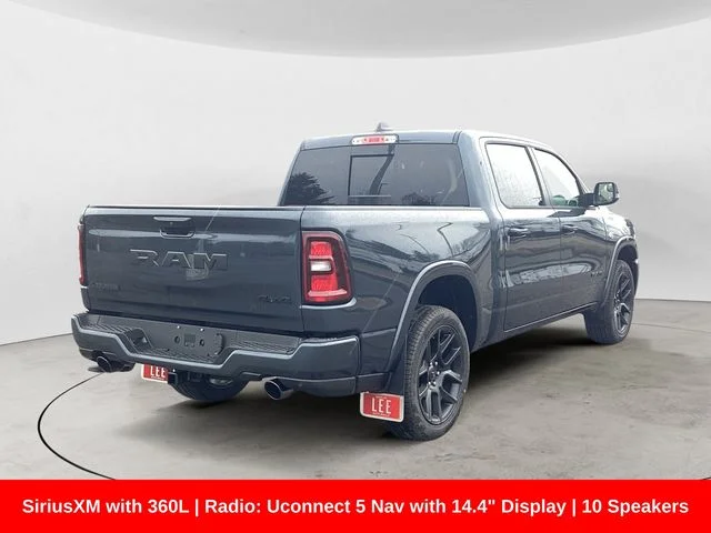 New 2026 Blue Metallic Ram LARAMIE CREW CAB 4X4 5
