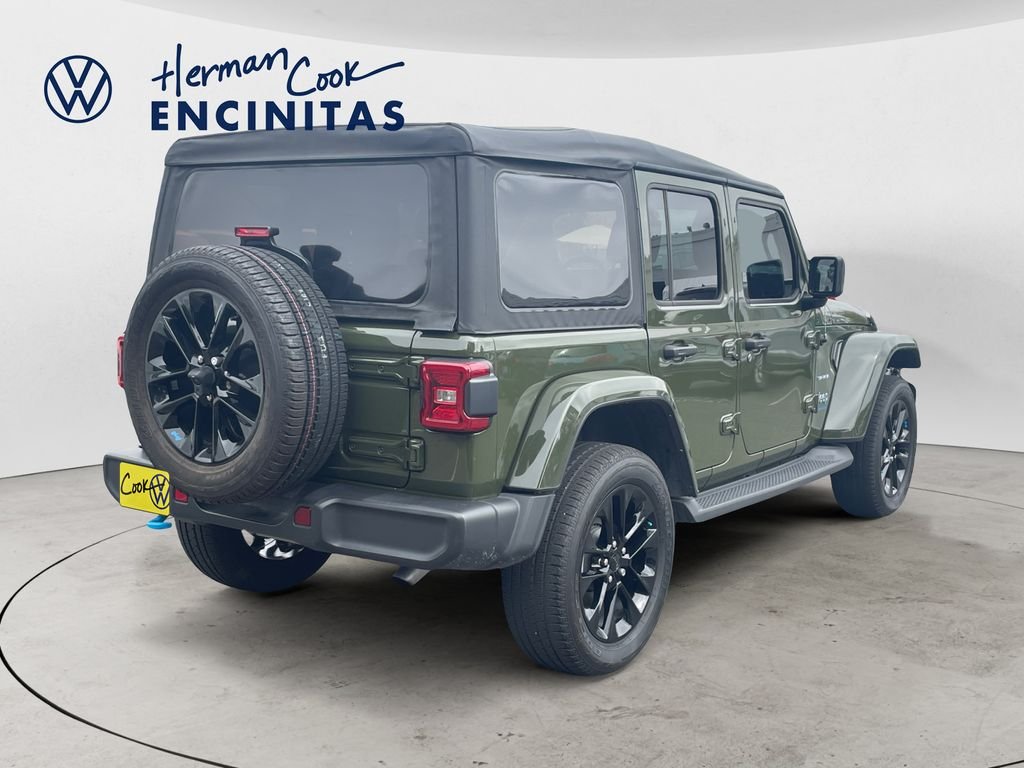 Used 2023 Green Clearcoat Jeep Sahara 4xe image 5