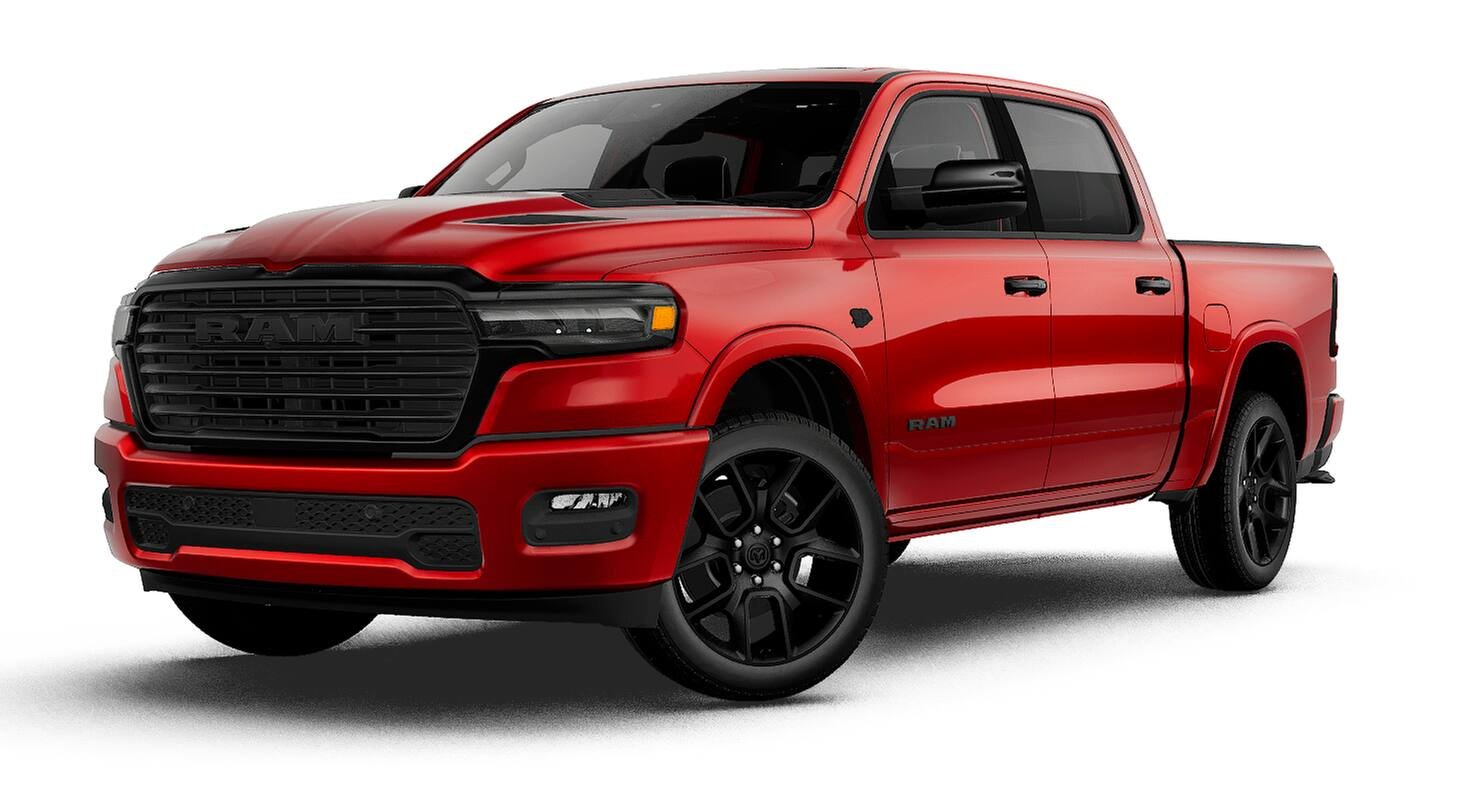 New 2027 Molten Red Pearl-Coat Exterior Paint RAM LARAMIE image 13