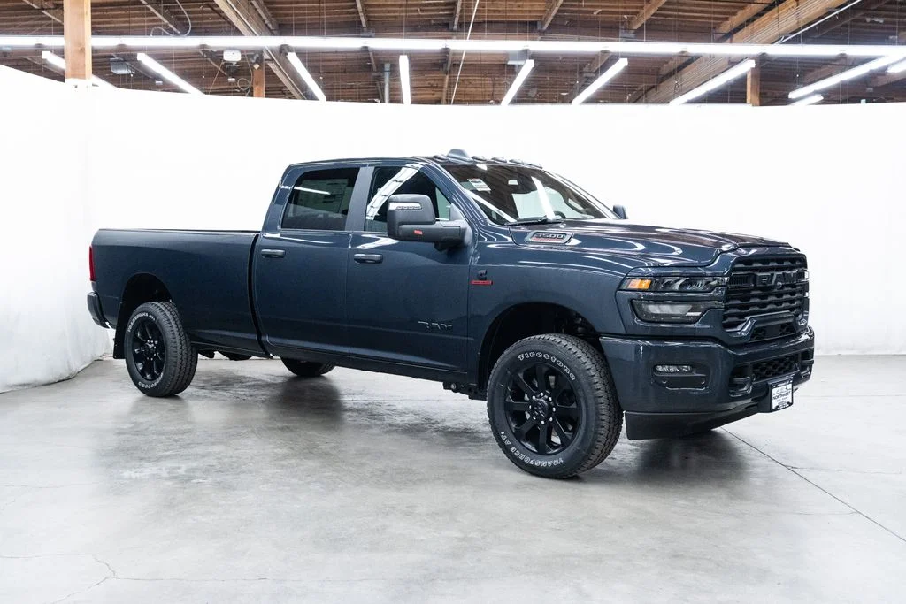 New 2026 Forged Blue Metallic Exterior Paint RAM Big Horn image 1