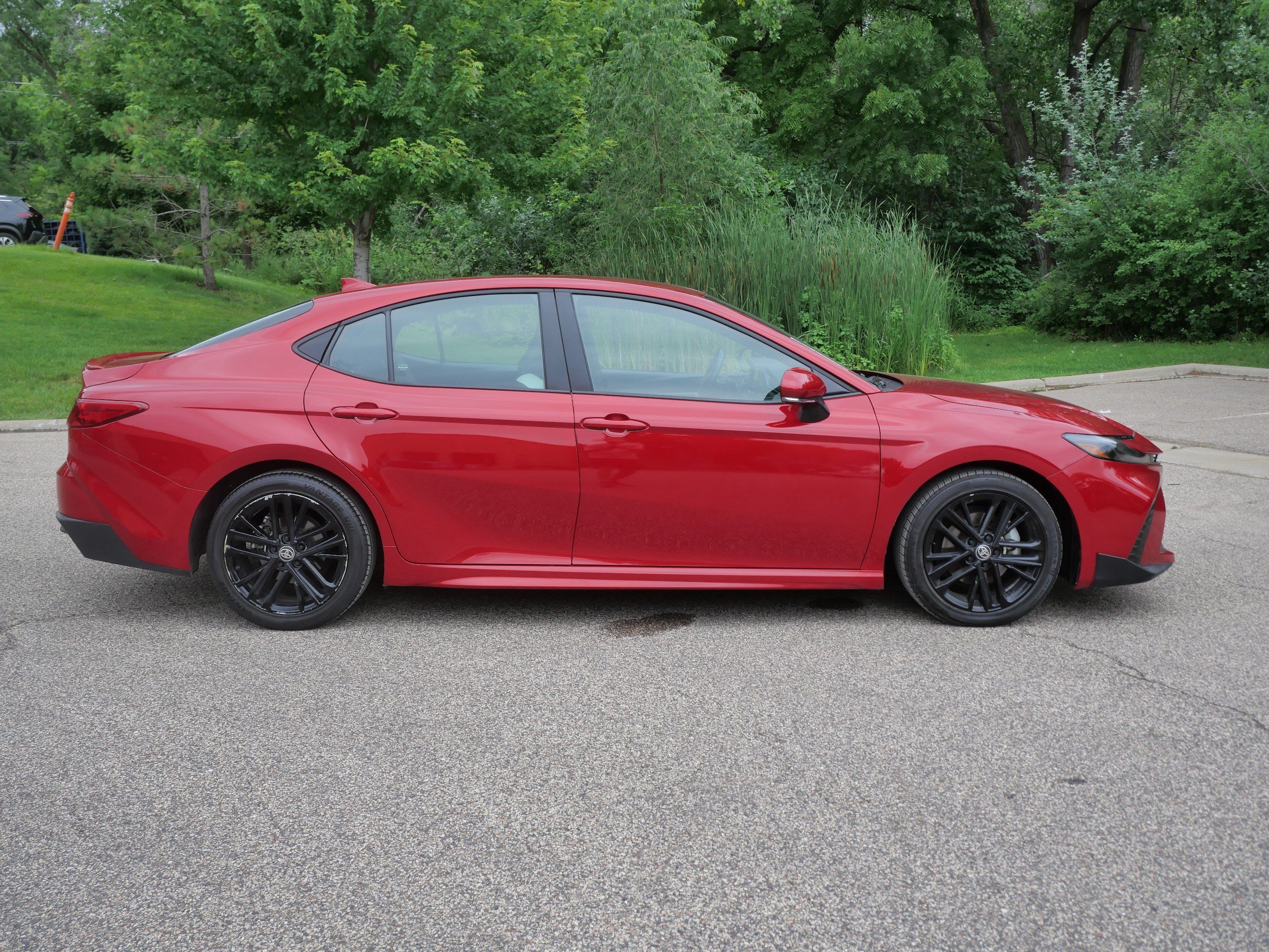 Certified Used 2025 Supersonic Red Toyota SE image 9