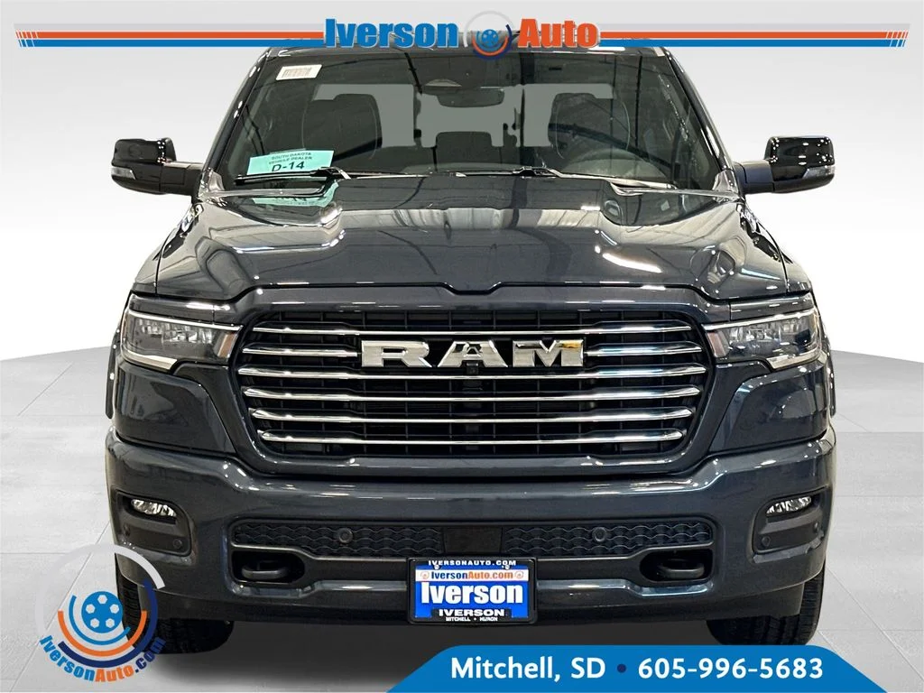 New 2026 Forged Blue Metallic Exterior Paint RAM Laramie image 2