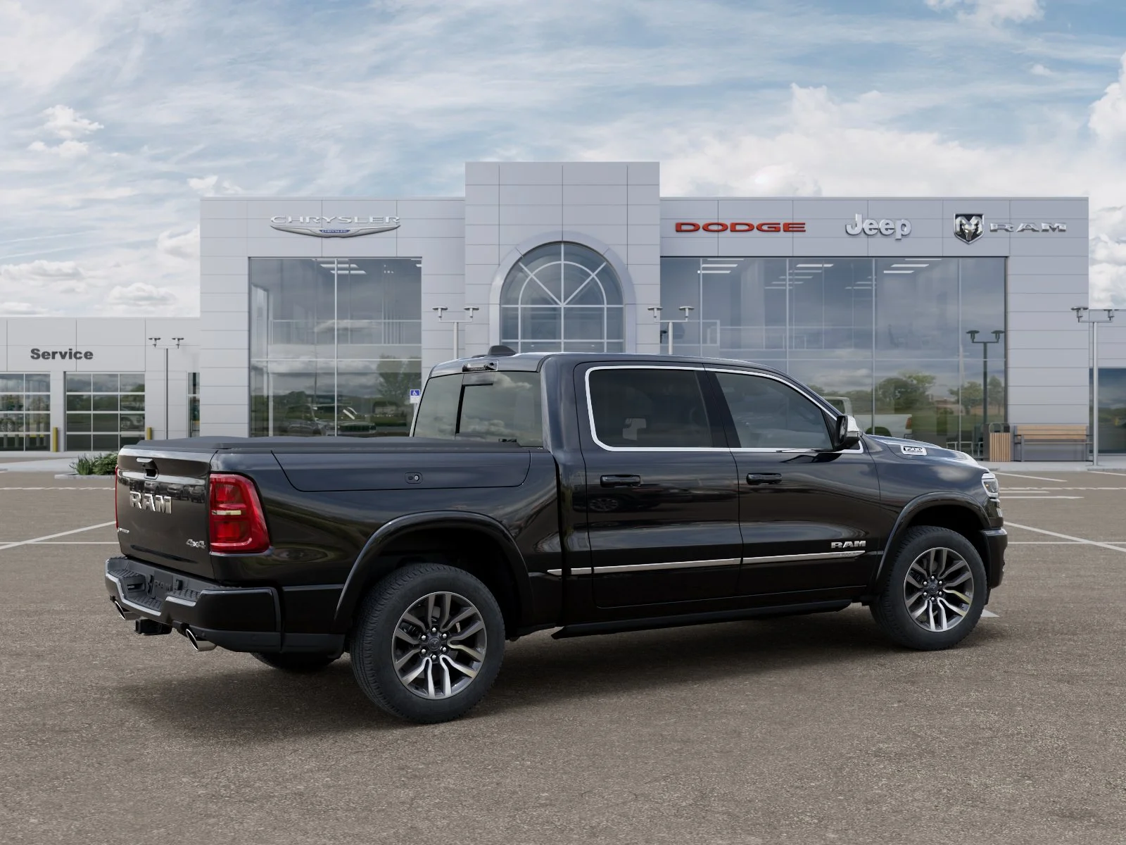 New 2026 Diamond Black Crystal Pearl-Coat Exterior Paint RAM Limited image 84