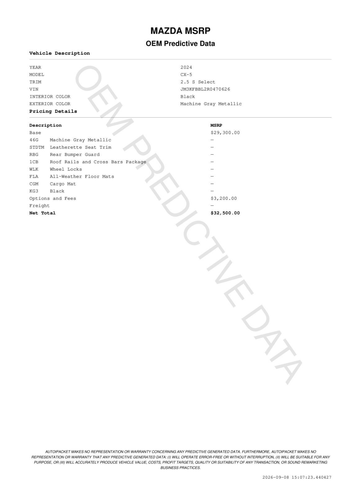 Used 2024 Machine Gray Metallic Mazda 2.5 S Select Package image 11