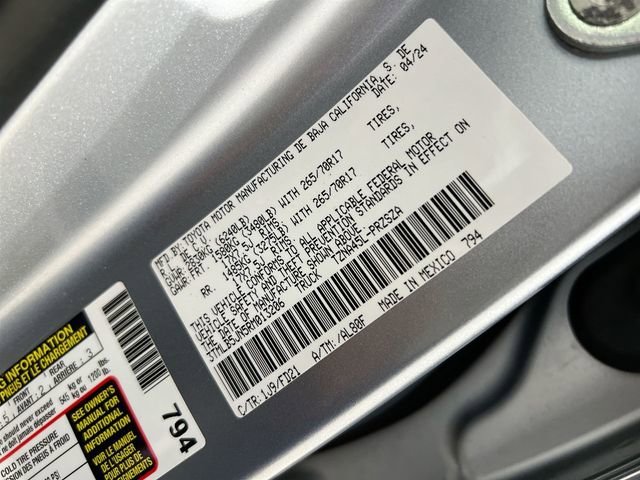 Used 2024 Celestial Silver Metallic Toyota SR5 image 40