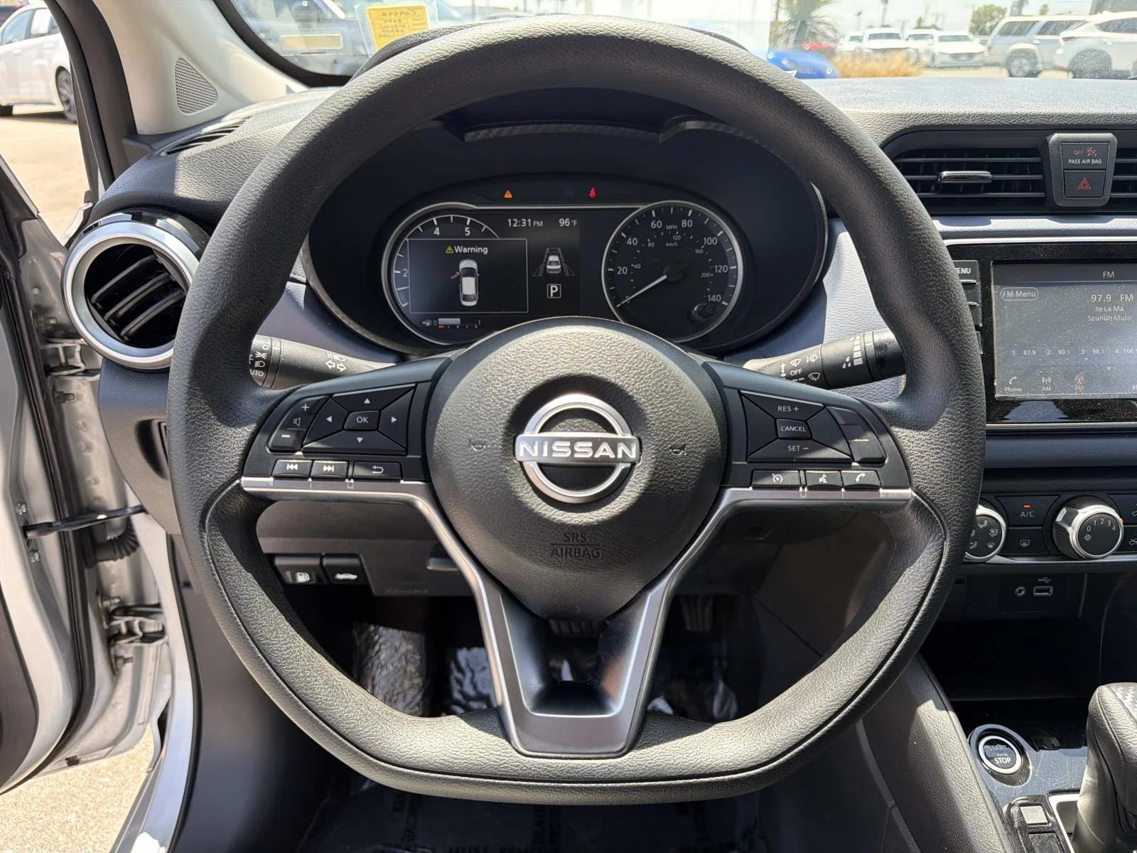 Used 2024 BRILLIANT SILVE Nissan SV CVT image 8
