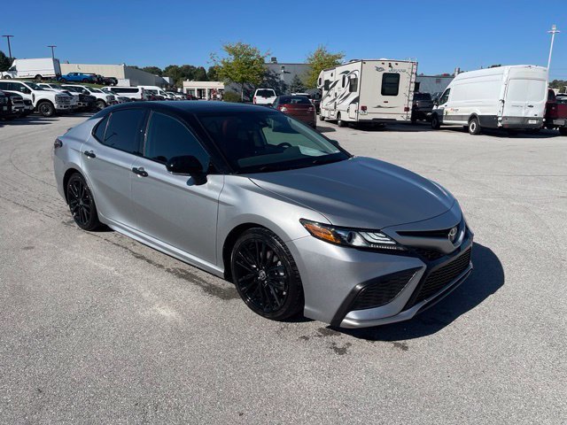Used 2022 Celestial Silver Metallic Toyota XSE image 1