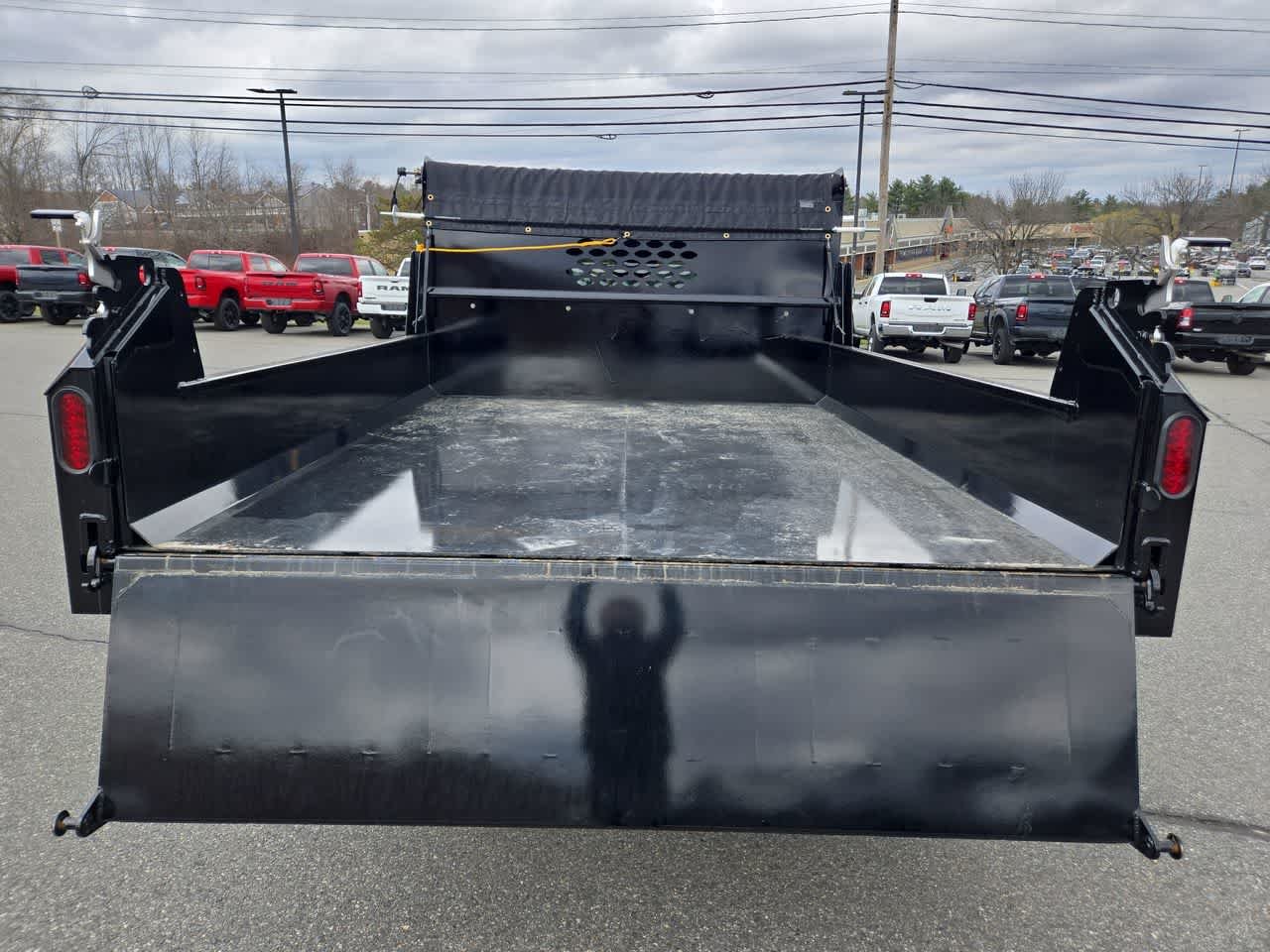 New 2026 Diamond Black Crystal Pearl-Coat Exterior Paint RAM Tradesman image 14