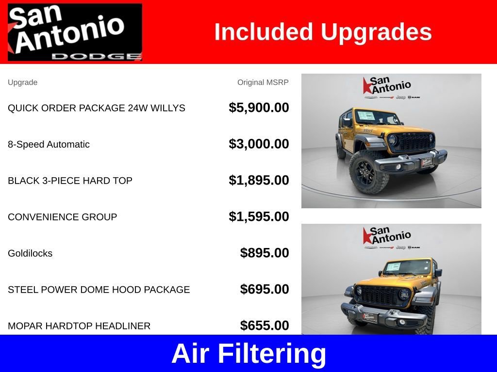 New 2026 Goldilocks Exterior Paint Jeep Willys image 7