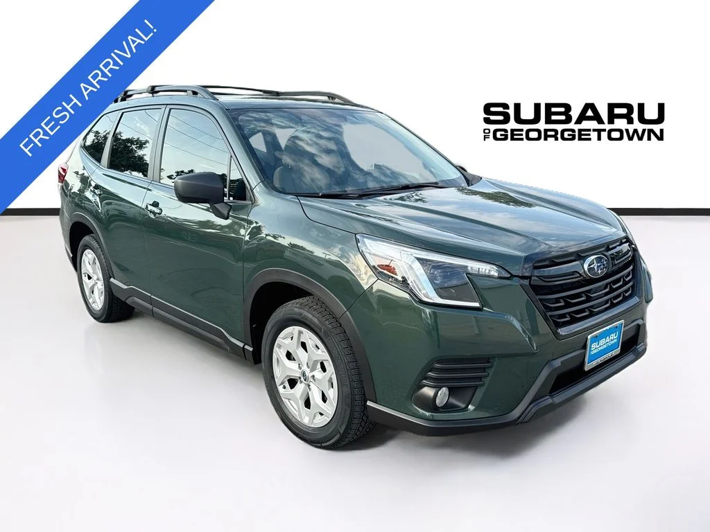 Certified Used 2023 Green Subaru Base image 1
