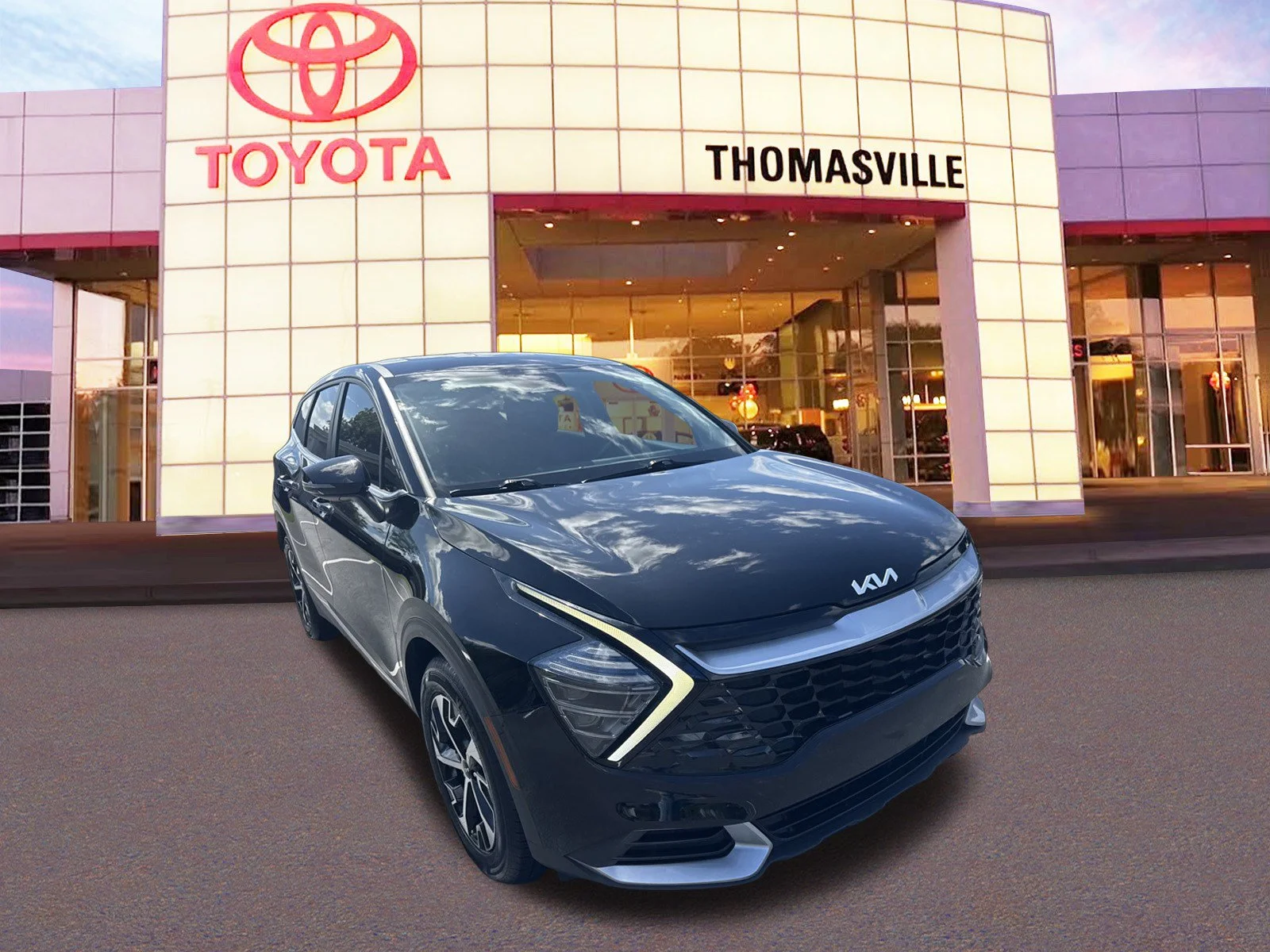 Used 2025 Ebony Black Kia EX image 3